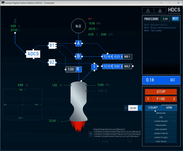 Rocket Test Software 🚀 Oct 30, 2017